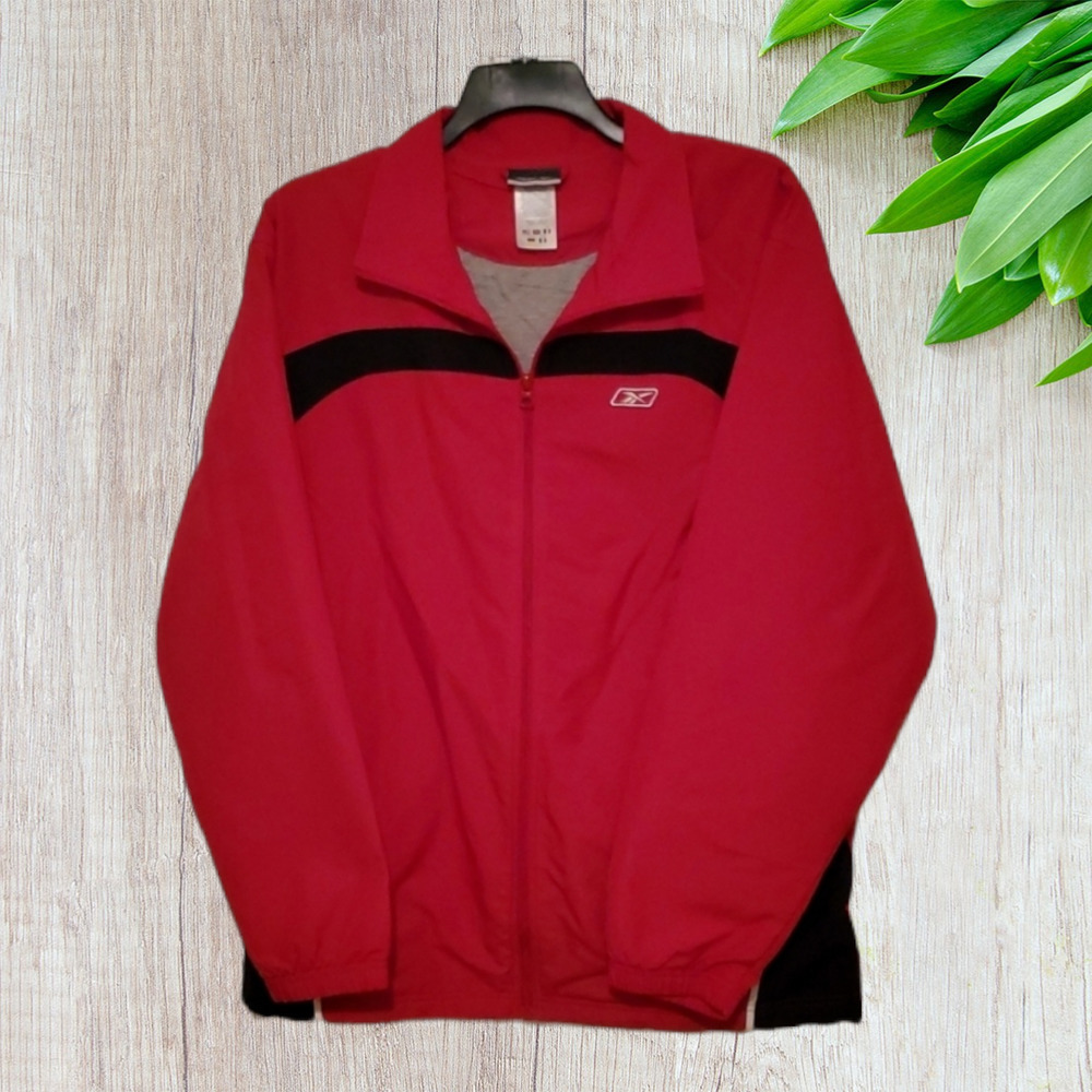 Men's Jacket zip up with bottom drawstring | Reebok RBK | Large